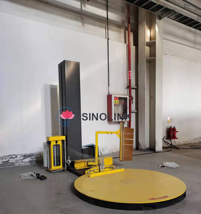 Machine d'emballage de palettes entièrement automatique