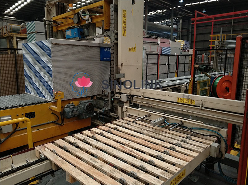 Cercleuse de palettes verticale entièrement automatique