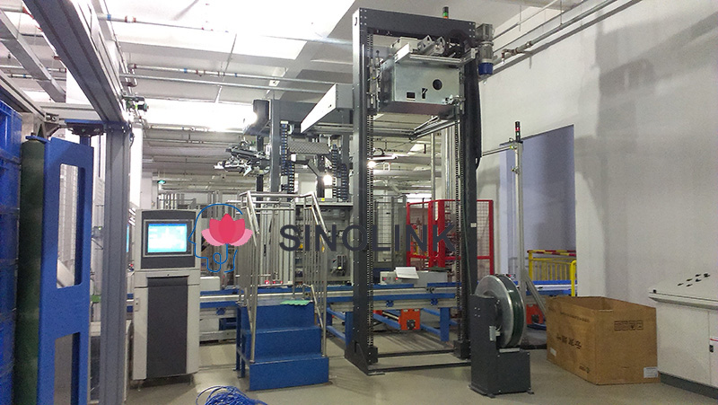 Cercleuse entièrement automatique horizontale pour palette