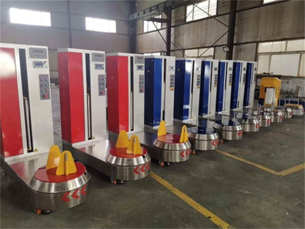 Aéroport utilisant des machines d'emballage de sacs