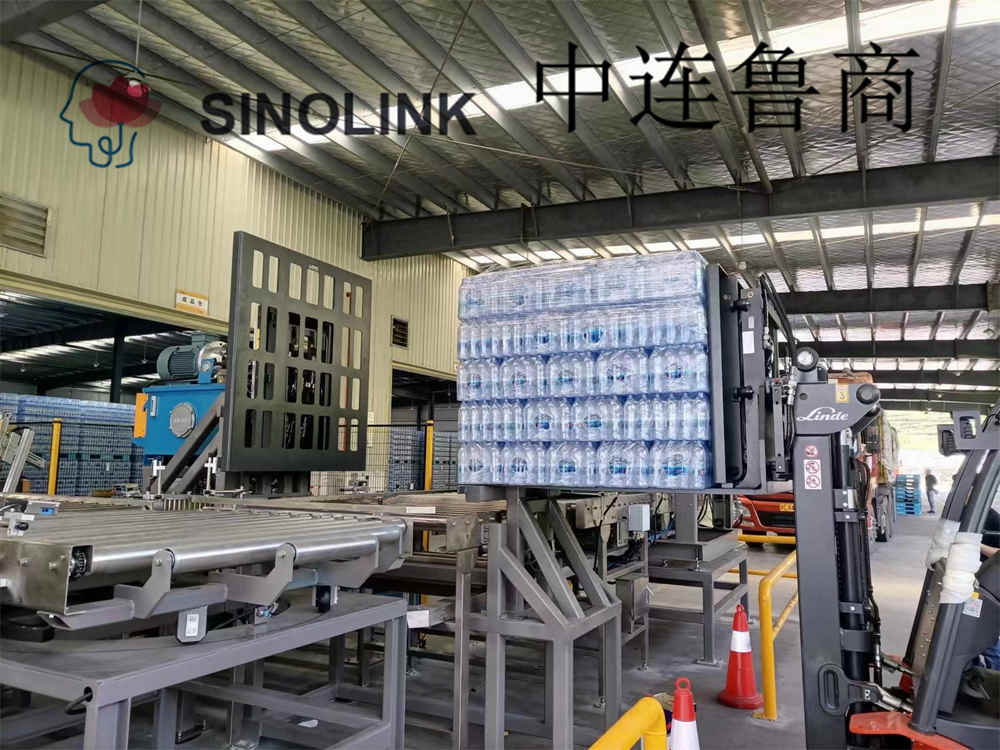 Pusteur de type de séparation de cargaison palettisée entièrement automatique