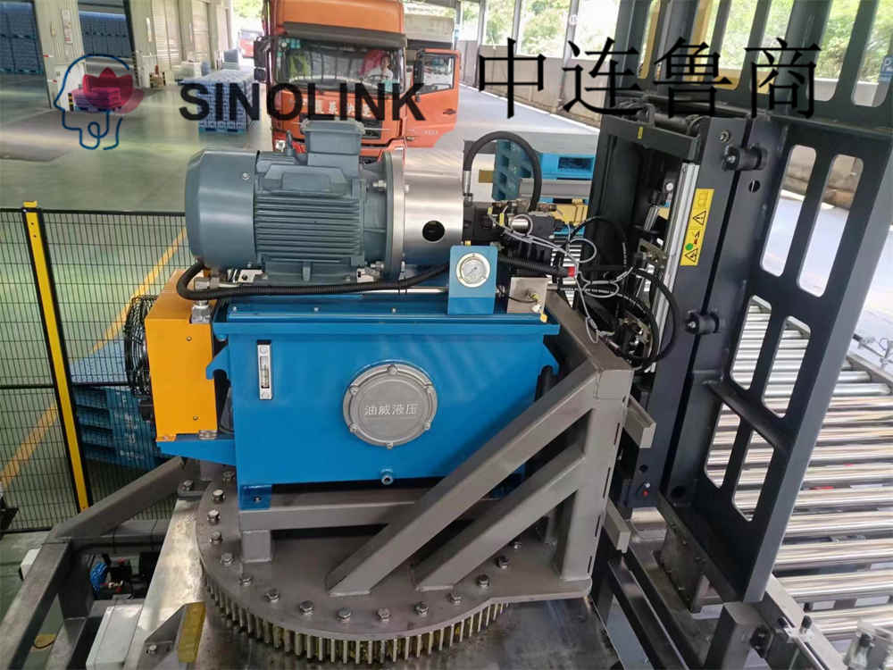 Pusteur de type de séparation de cargaison palettisée entièrement automatique