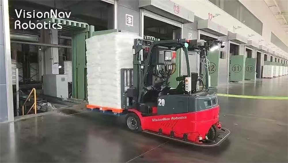 Chariot élévateur à palettes intelligent AGV Umanned