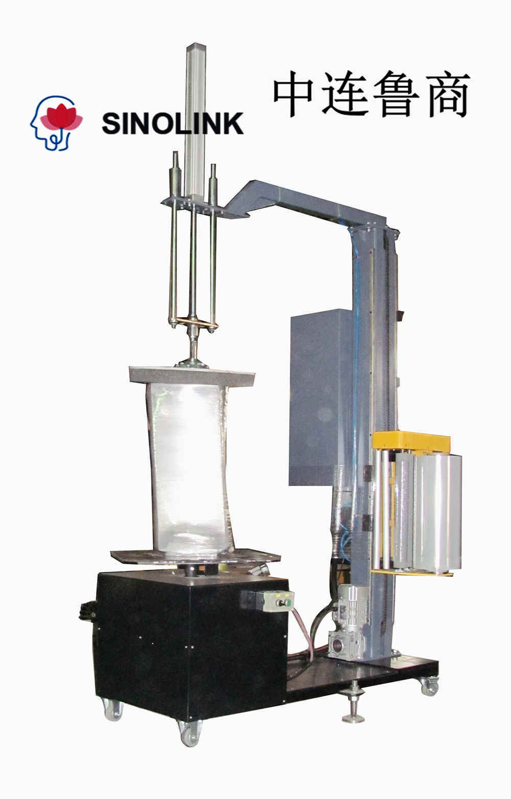 Machines à emballage d'étirement semi-automatique sans plateau