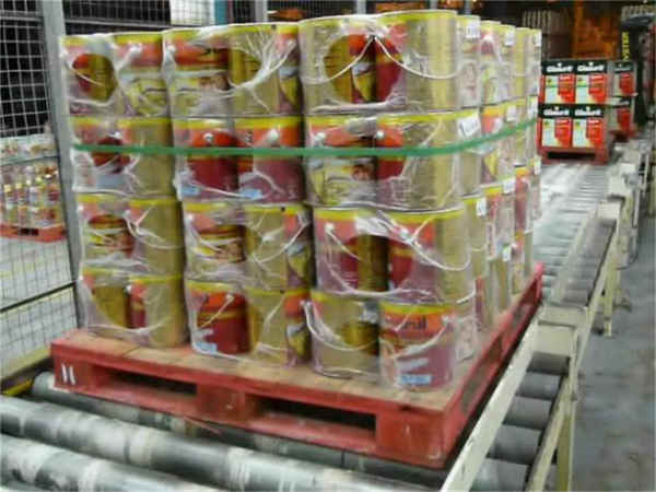 Cercleuse entièrement automatique pour palettes horizontales