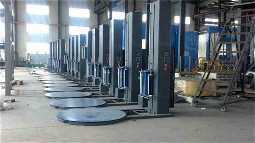 Machine à emballage de palettes semi-automatique