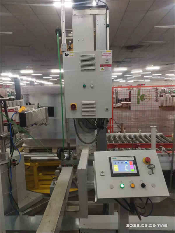 Cercleuses de palettes verticales entièrement automatiques