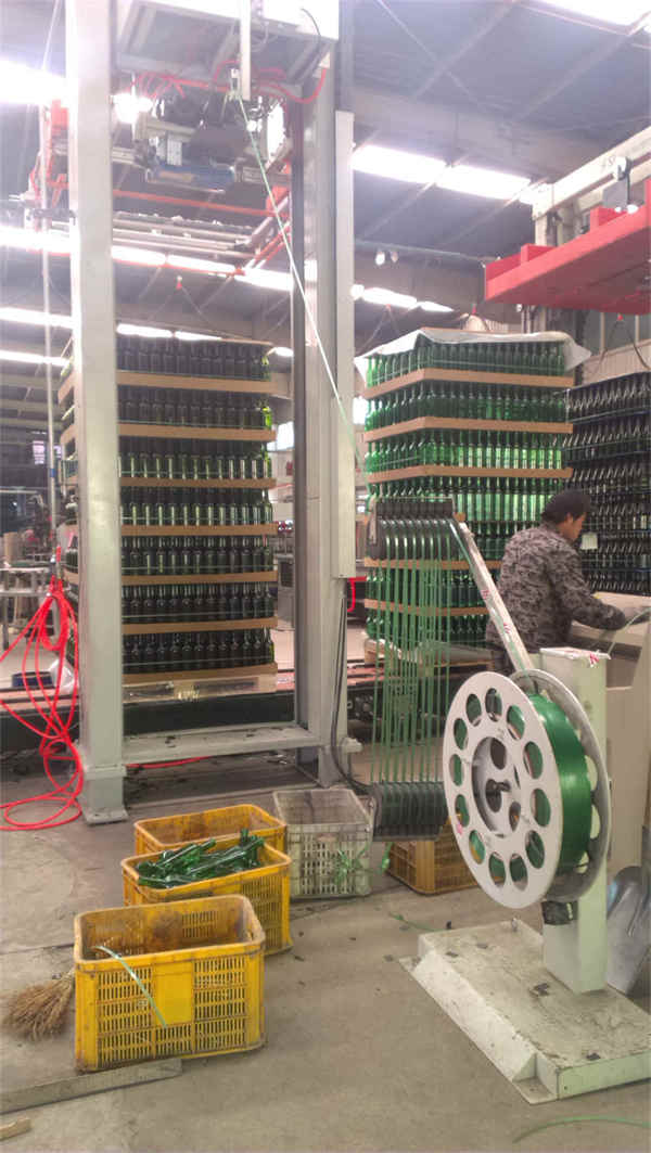 Cercleuse entièrement automatique horizontale pour palette