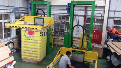 Cercleuse entièrement automatique pour palettes horizontales