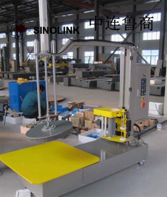 Machines à emballage d'étirement semi-automatique sans plateau