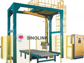 Enveloppe étirable à bras rotatif entièrement automatique