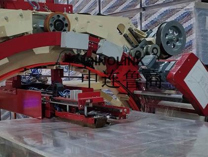 Machine d'emballage pré-étirement automatique à six côtés pour les matériaux de construction de plaques