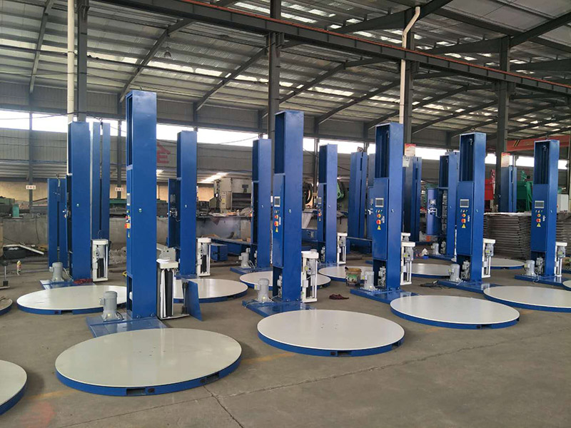 Machine à emballage de palettes semi-automatique Machine à emballage de palettes semi-automatique