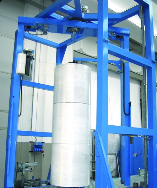 Système de transport et d'emballage automatique de tissu non tissé Non Woven Fabric Automatic Conveying And Packaging System