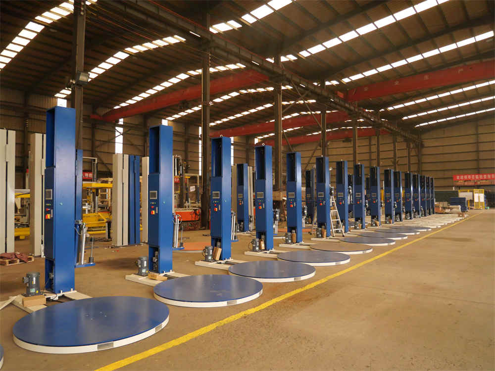 Machine d'emballage de palettes entièrement automatique T1650FZ T1650FZ Full Auto Pallet Wrapper Machine