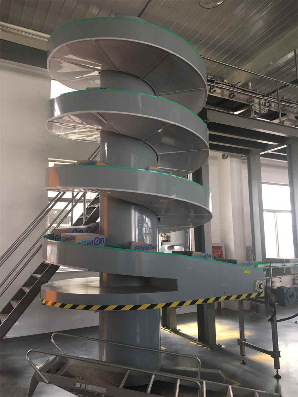 convoyeur à bande en spirale spiral belt conveyor