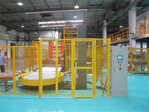 Automatic Online Turntable Stretch Film Wrapper Machine T2000FZ-PL 