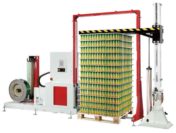 Cercleuses de palettes verticales entièrement automatiques Full Automatic Vertical Pallet Strappers