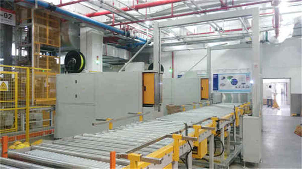 Cercleuses de palettes verticales entièrement automatiques Full Automatic Vertical Pallet Strappers