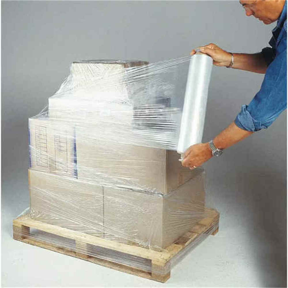 Ventes chaudes 20um/25um enveloppant le film étirable d'utilisation de main de PE Hot Sales 20um/25um Wrapping PE Hand Use Stretch Film
